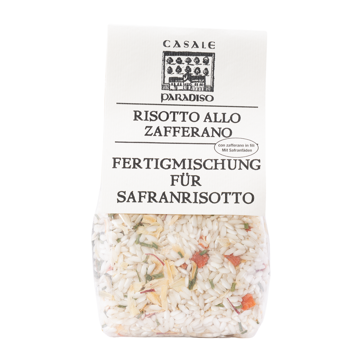 Safranrisotto mit echten Safranfäden