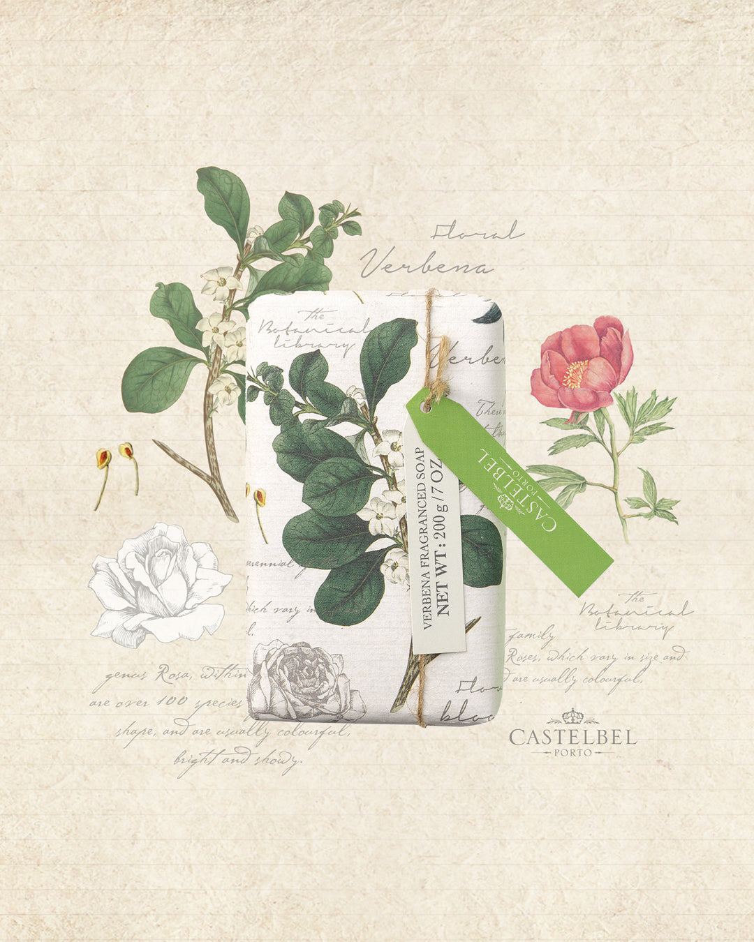 Duftseife Verbene – Botanical Library – Moodbild
