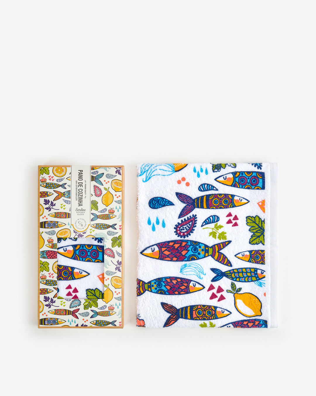 Sardine Küchenhandtuch – Packshot