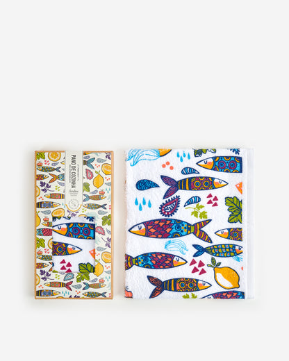 Sardine Küchenhandtuch – Packshot