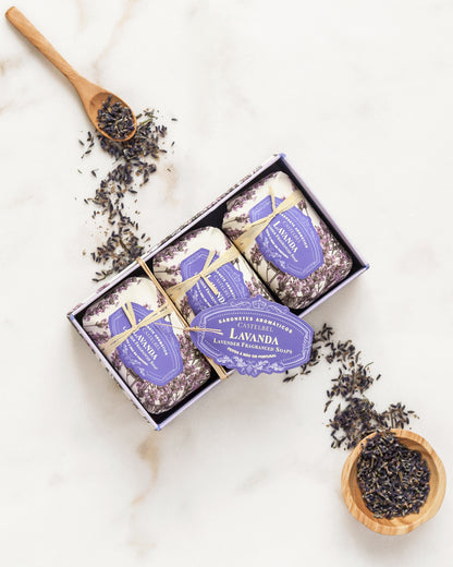 Seifen Geschenkset – Lavendel – Moodbild