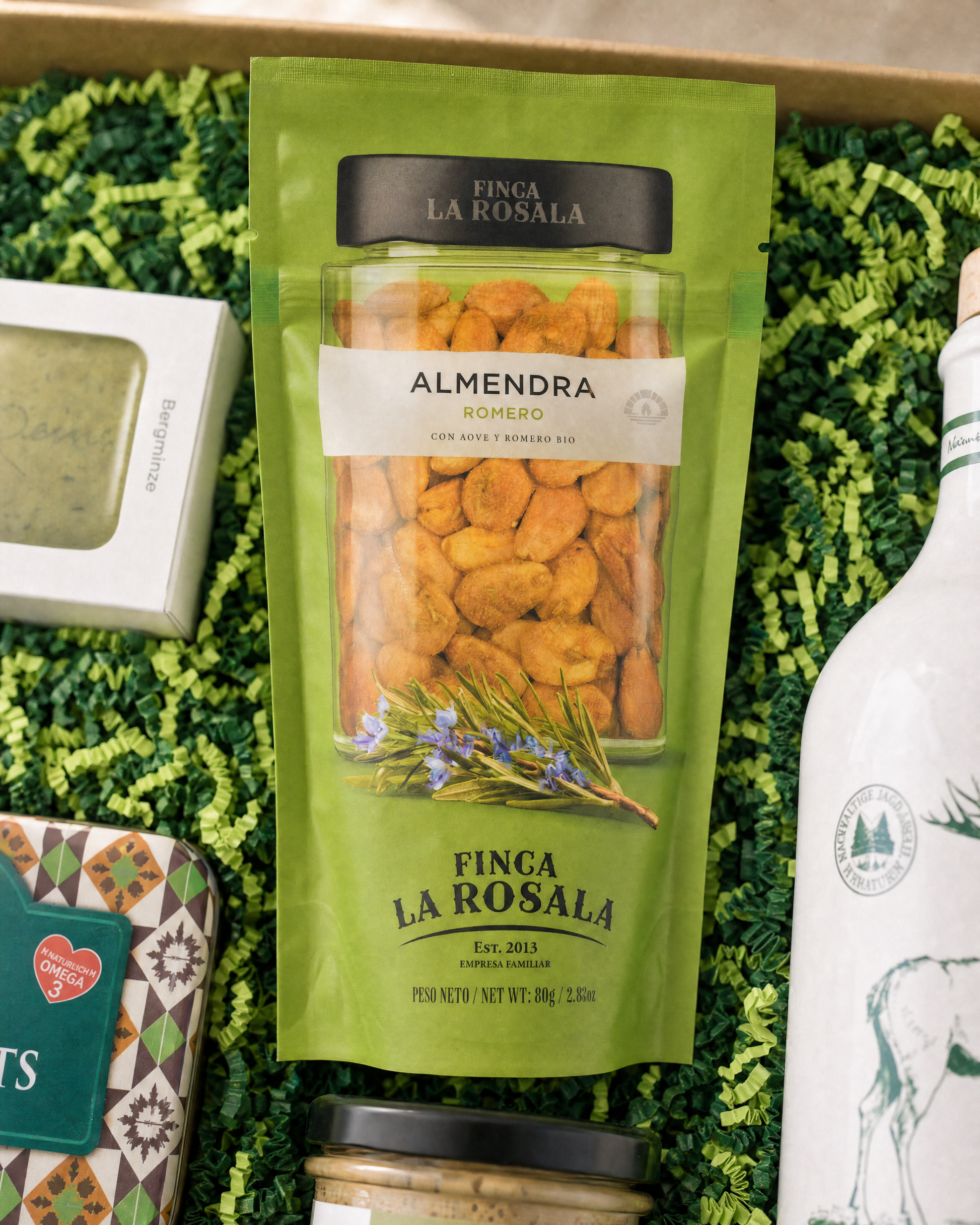 Finca la Rosala Valencia-Mandeln mit Rosmarin in der Gourmetbox Wermut & Wegbegleiter