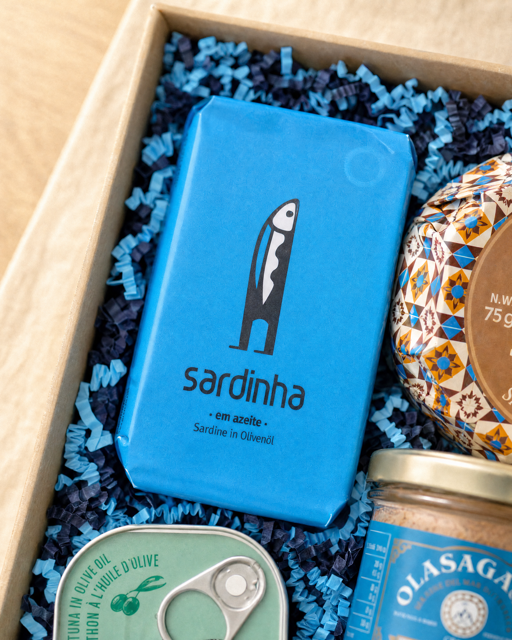 A Banca da Sardinha Sardinen in Olivenöl in der Gourmetbox Fisch in Dosen