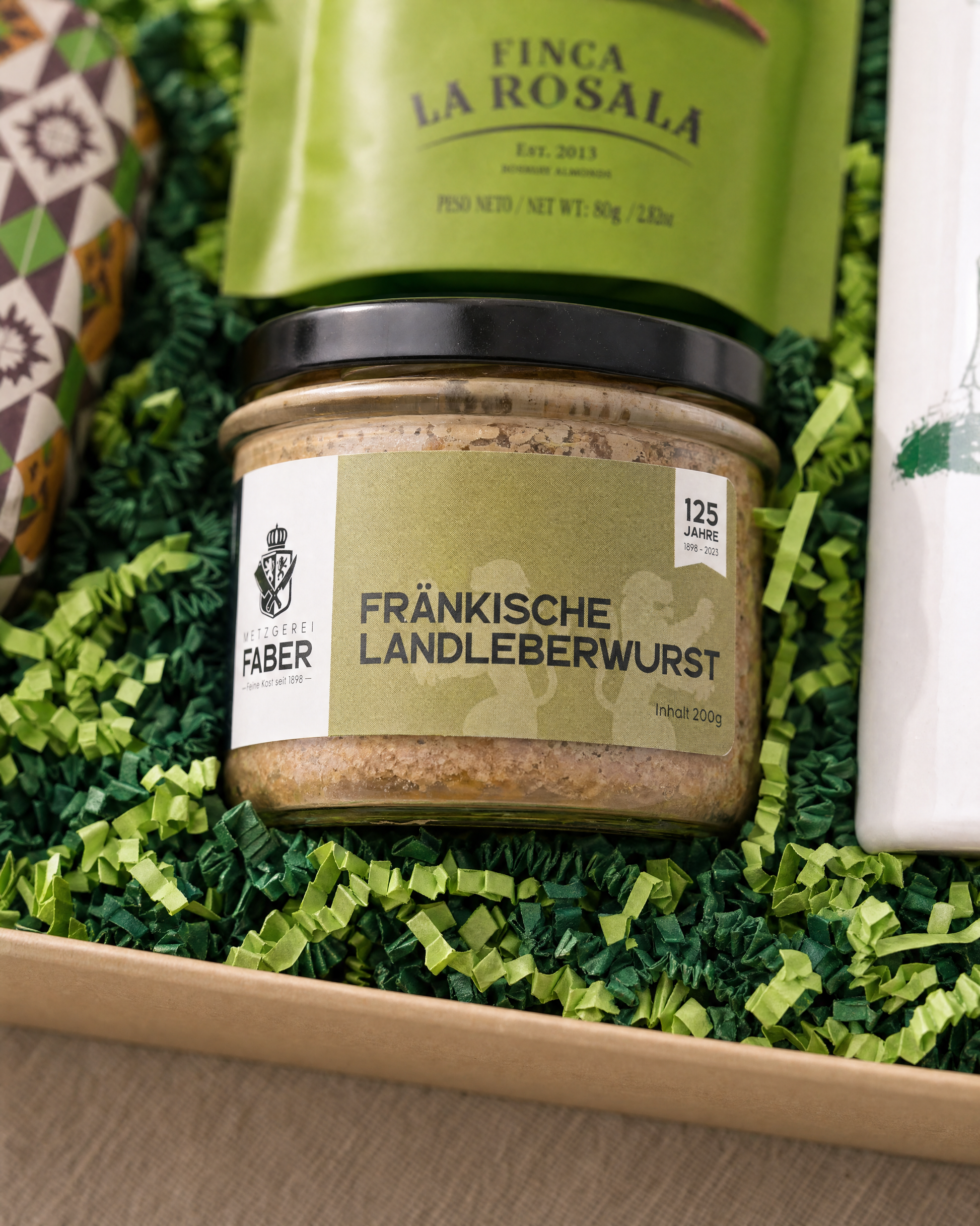 Faber Fränkische Landleberwurst im Glas in der Gourmetbox Wermut & Wegbegleiter