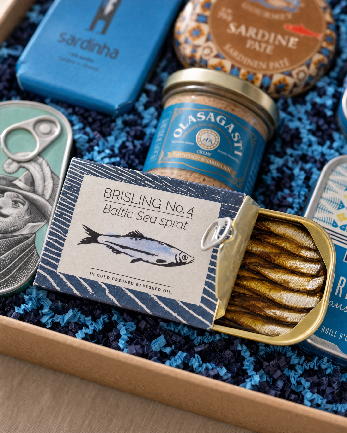 Fangst Brisling No. 4 Sprotten in der Gourmetbox Fisch in Dosen