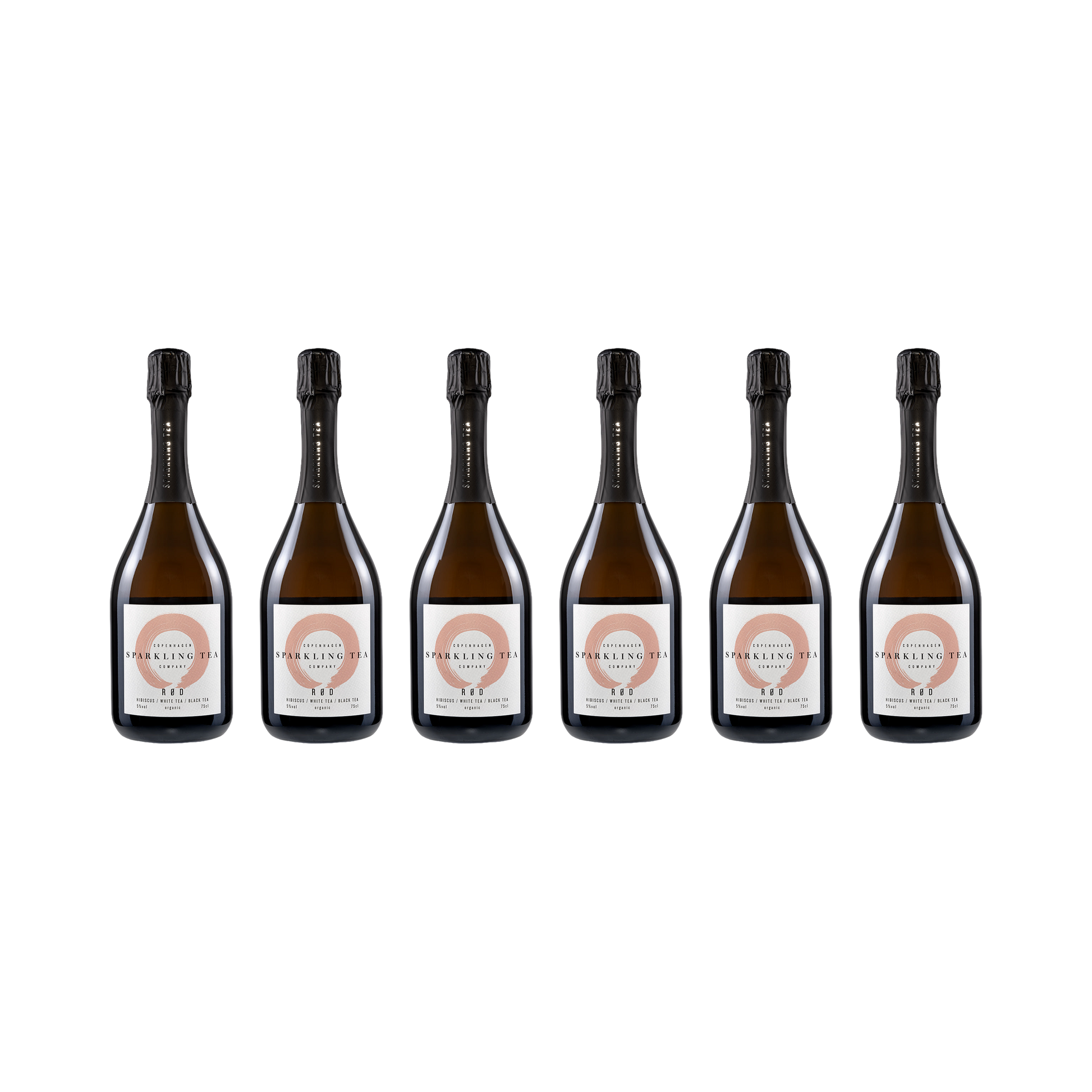 Sparkling Tea Rød – 5% — 6× 750 ml