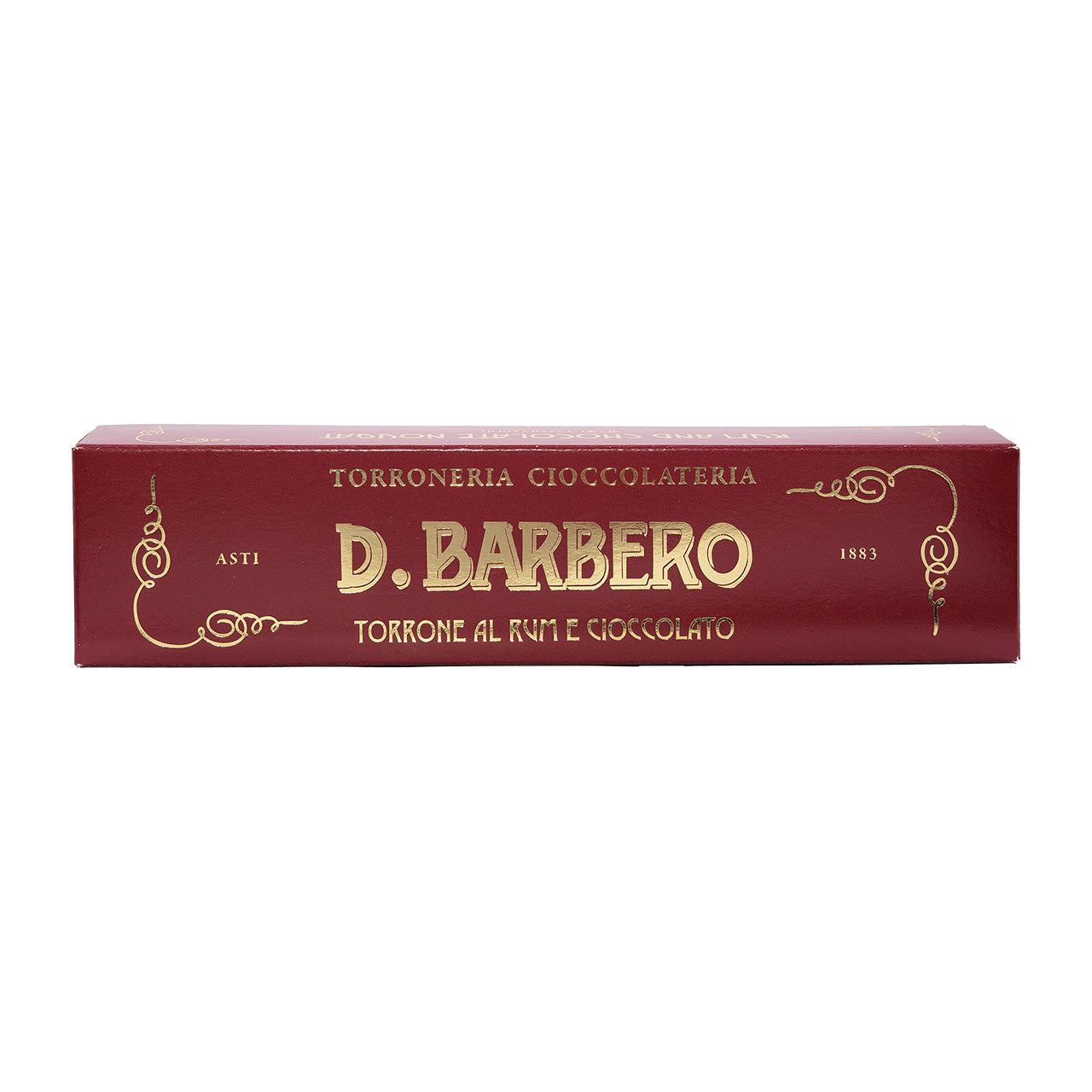 D.Barbero  Torrone al Rum e cioccolato  270g