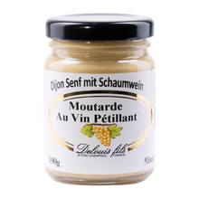 Delouis Senf mit Schaumwein im 100 g Glas