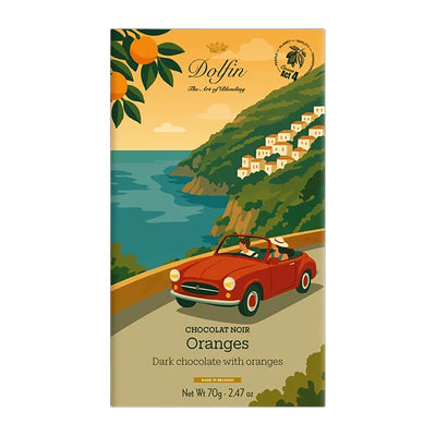 dunkle Schokolade mit Orange
