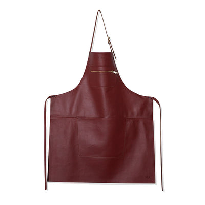 Lederschürze BBQ Style – Ruby Red