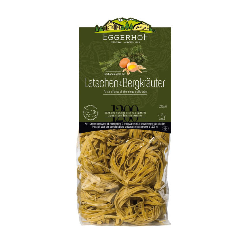 Eggerhof  Latschen & Bergkräuter Nudeln  310g