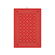 Ekelund  Attebladrose Geschirrtuch rot  50x70cm
