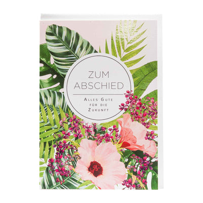 Grußkarte zum Abschied alles Gute – Botanic Bliss