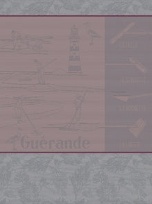 Geschirrtuch  Marais Salants  Rosé