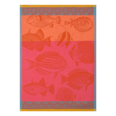 Tea towel – Moorea – coral