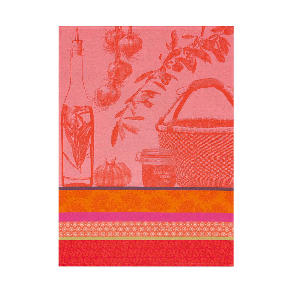 Geschirrtuch  Saveurs de Provence  Rot