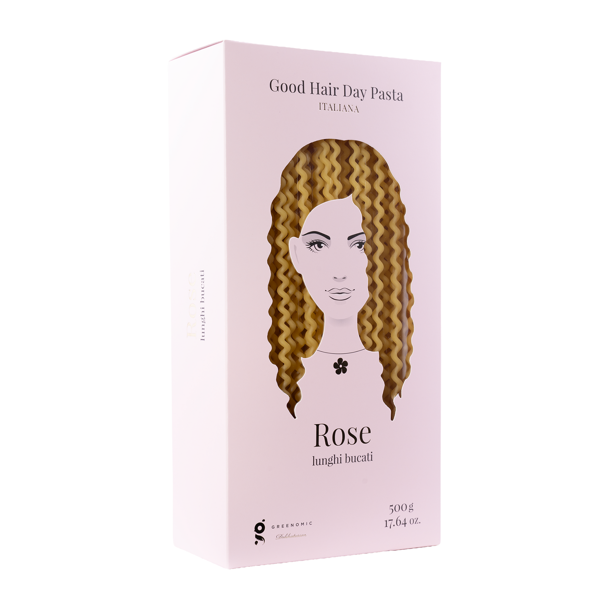 Rose lunghi bucati – Good Hair Day Pasta von Greenomic