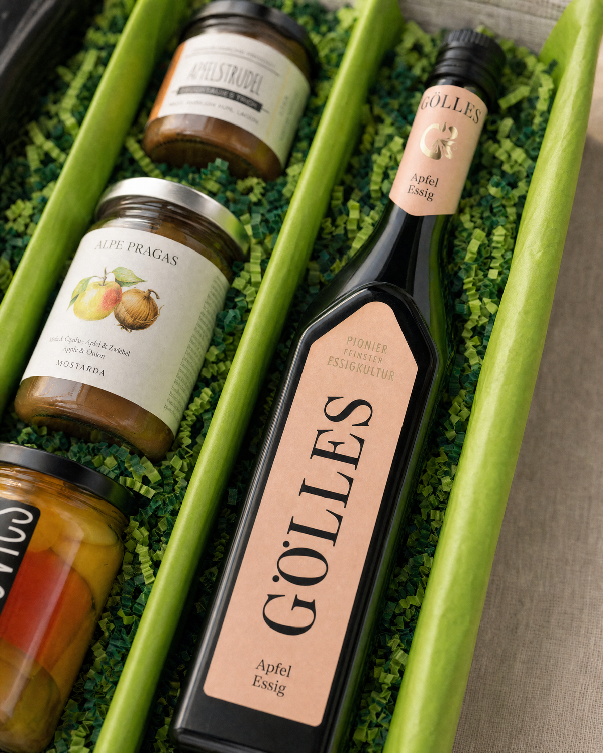 Gölles Apfel Essig im Gourmet Geschenk Apfelgenuss