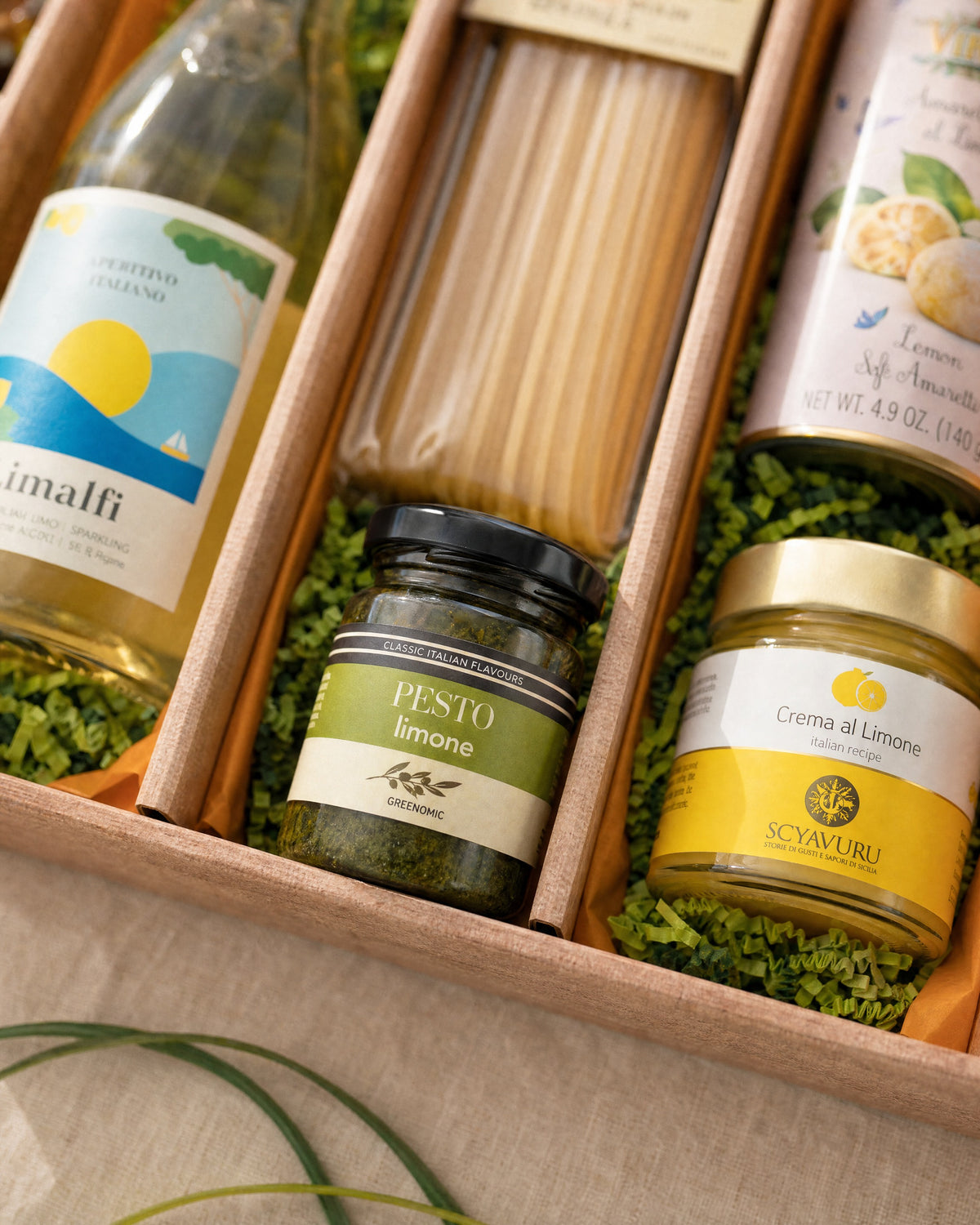 Greenomic Pesto Limone im Gourmet Geschenk Zitrusfrische