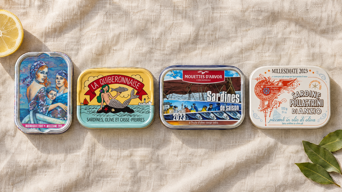 Jahrgangssardinen: Millésime-Sardinen mit Reifezeit