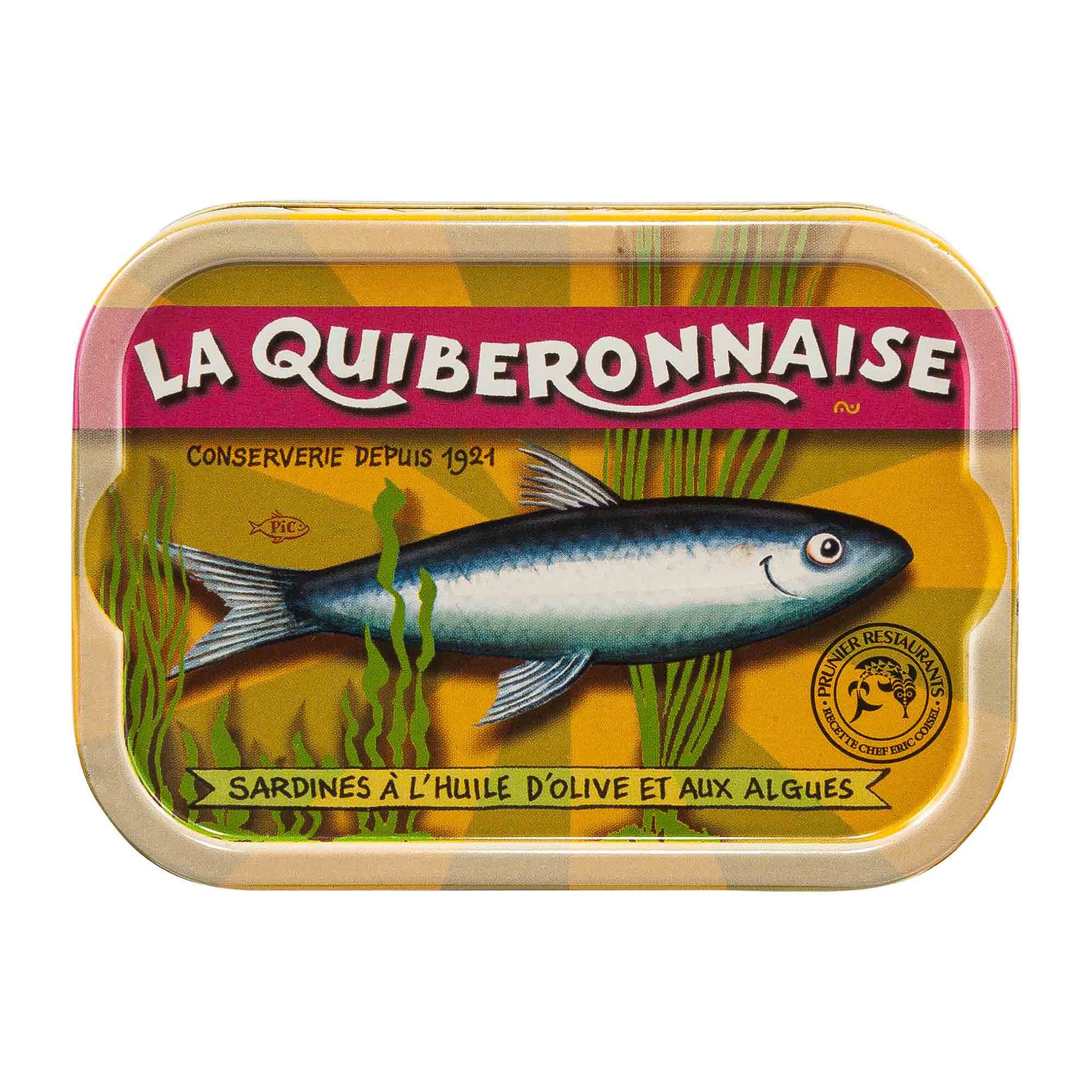La Quiberonniase  Jahrgangssardinen mit Algen