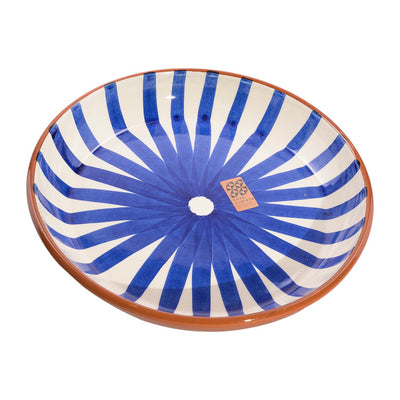 Ceramic bowl large – ray blue