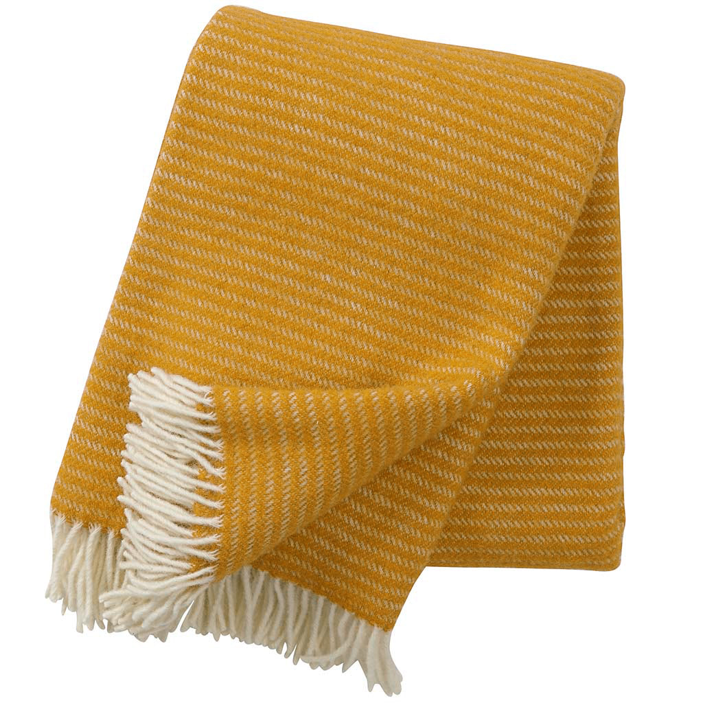 Klippan  Wolldecke Ralph  mustard
