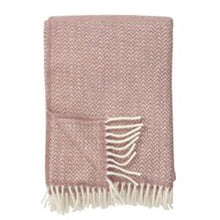 Klippan  Wolldecke Chevron  nude