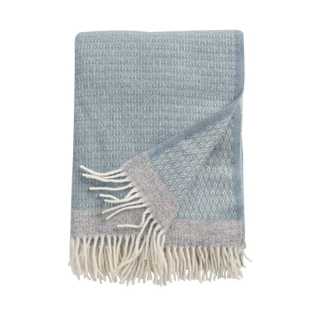Klippan  Wolldecke Harald  dusty blue