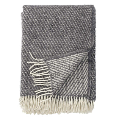 Wolldecke Velvet – grey