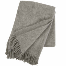 Klippan  Wolldecke Gotland  natural grey