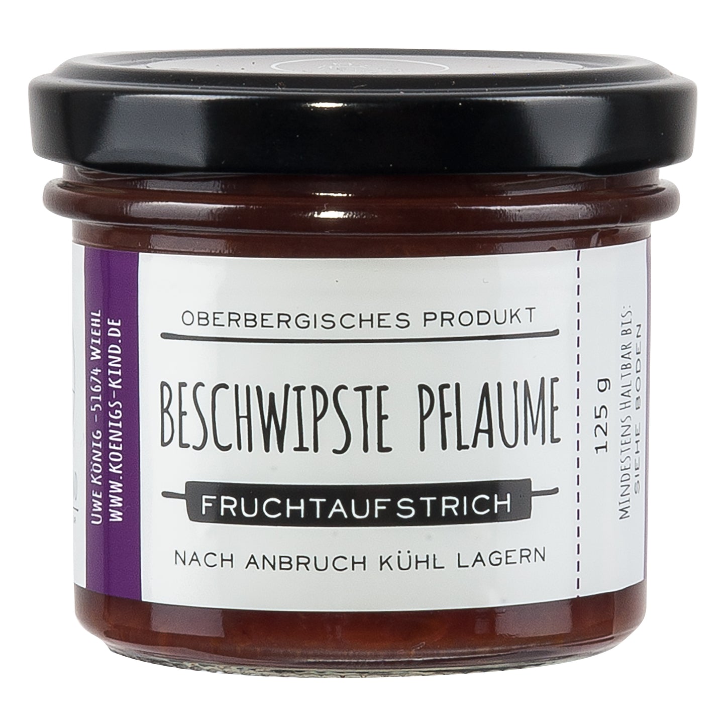Königskind  beschwipste Pflaume Fruchtaufstrich