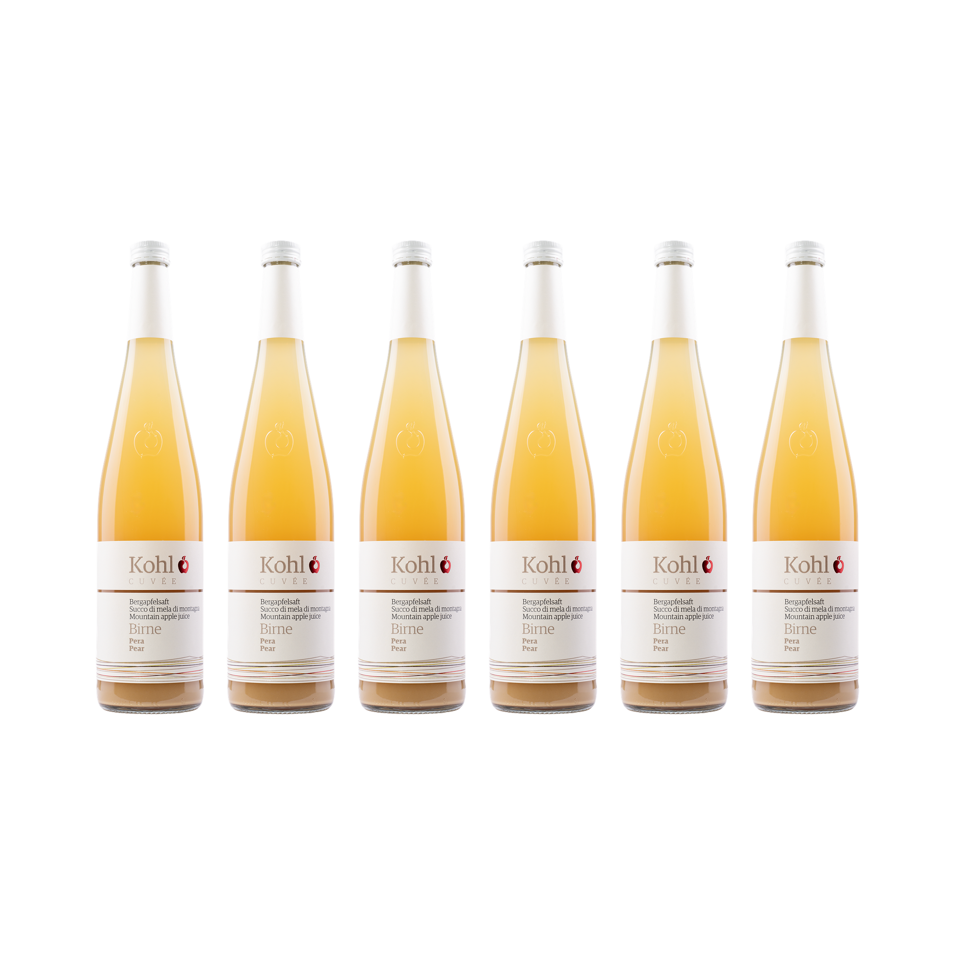 Apfelsaft mit Birne – 6× 750 ml