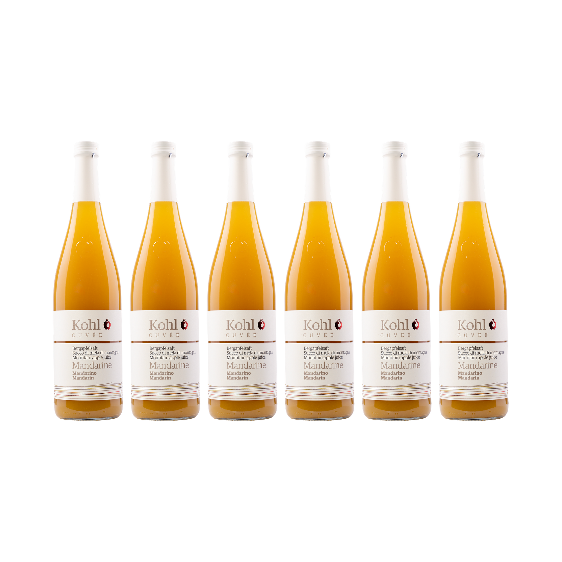 Apfelsaft mit Mandarine – 6× 750 ml