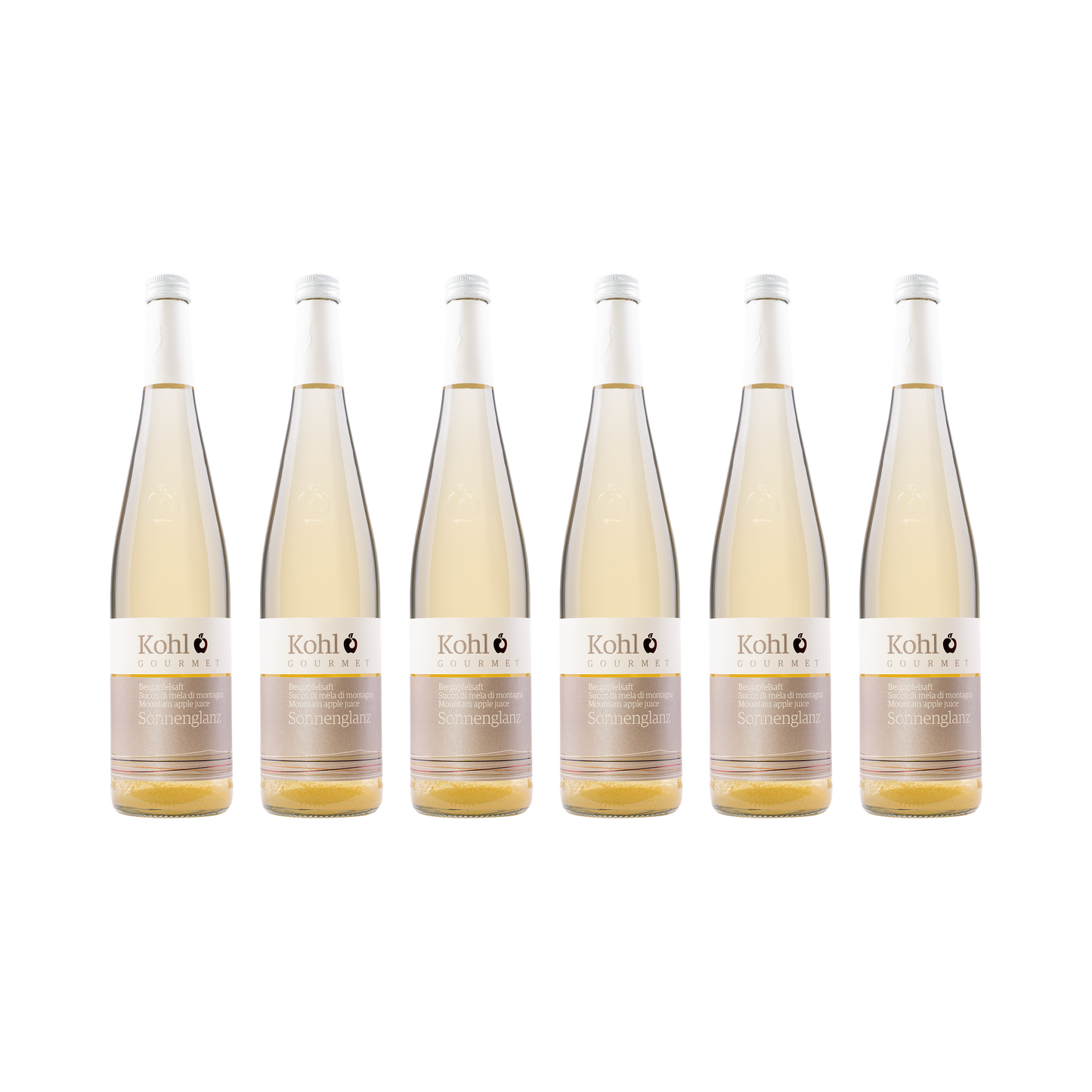 Bergapfelsaft Sonnenglanz – 6× 750 ml