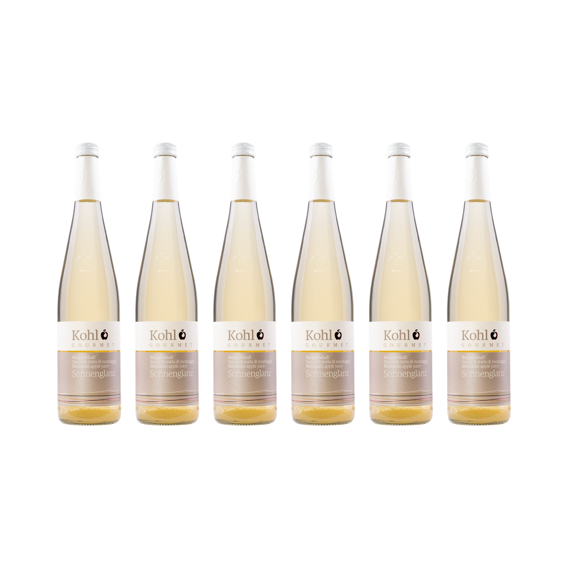 Bergapfelsaft Sonnenglanz – 6× 750 ml