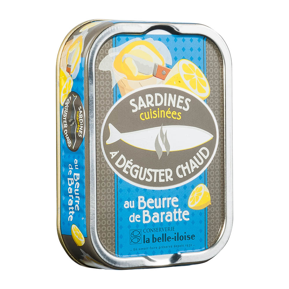 La belle iloise  Sardinen zum Braten  Fassbutter