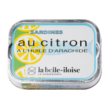 Sardinen mit Erdnussöl und Zitrone von la belle-iloise