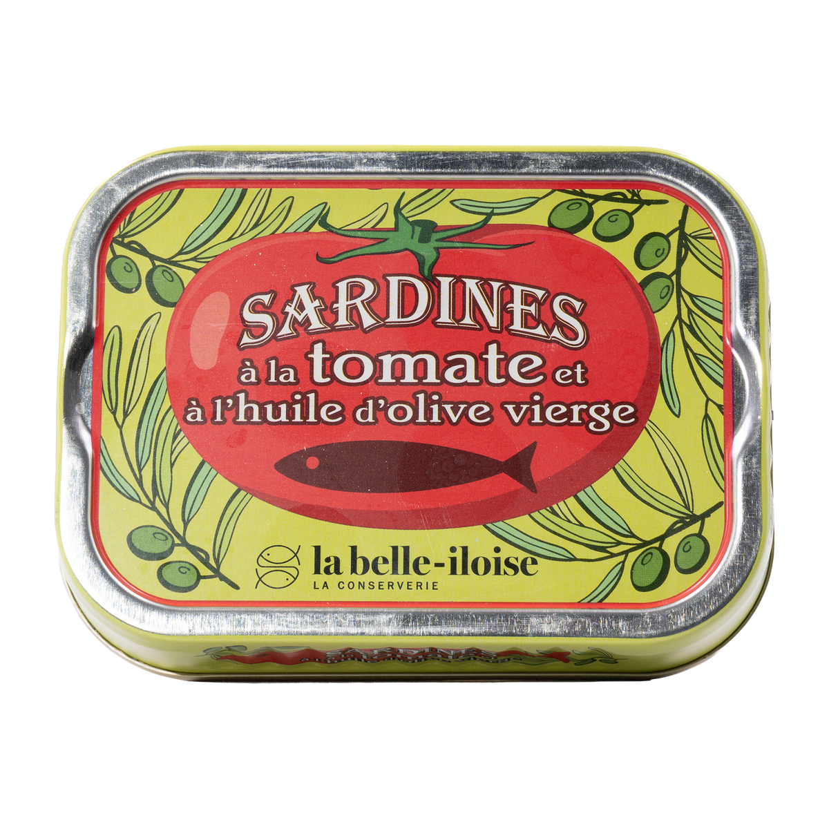 Sardinen mit Olivenöl und Tomate