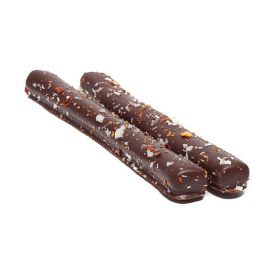 Licorice sticks with chili