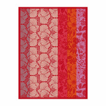 Le Jacquard francais  Geschirrtuch Cottage Fleury  rot