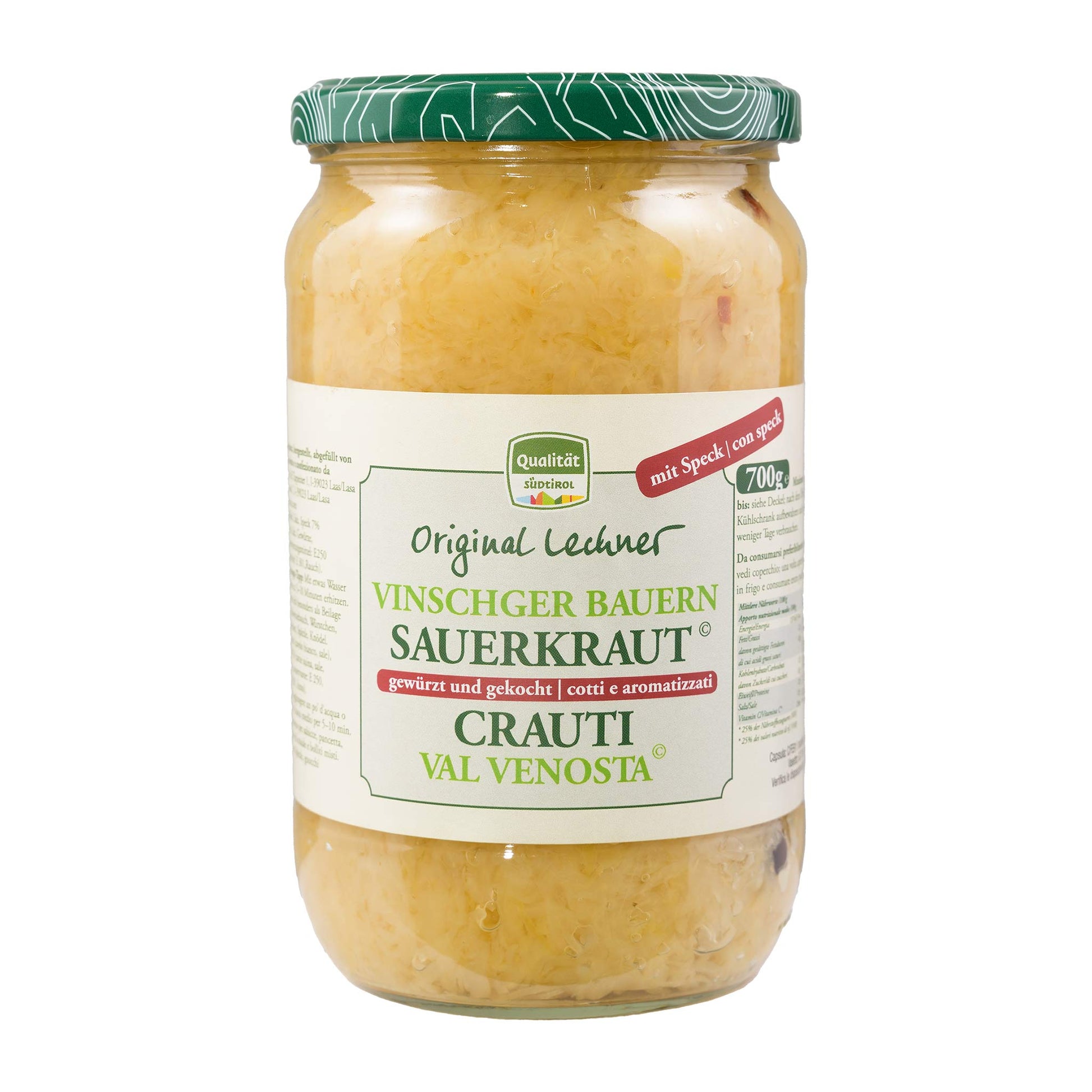 Lechner  Vinschger Speck Sauerkraut  700g