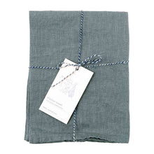 Linen Tales  Leinen Geschirrtuch  Blue Fog