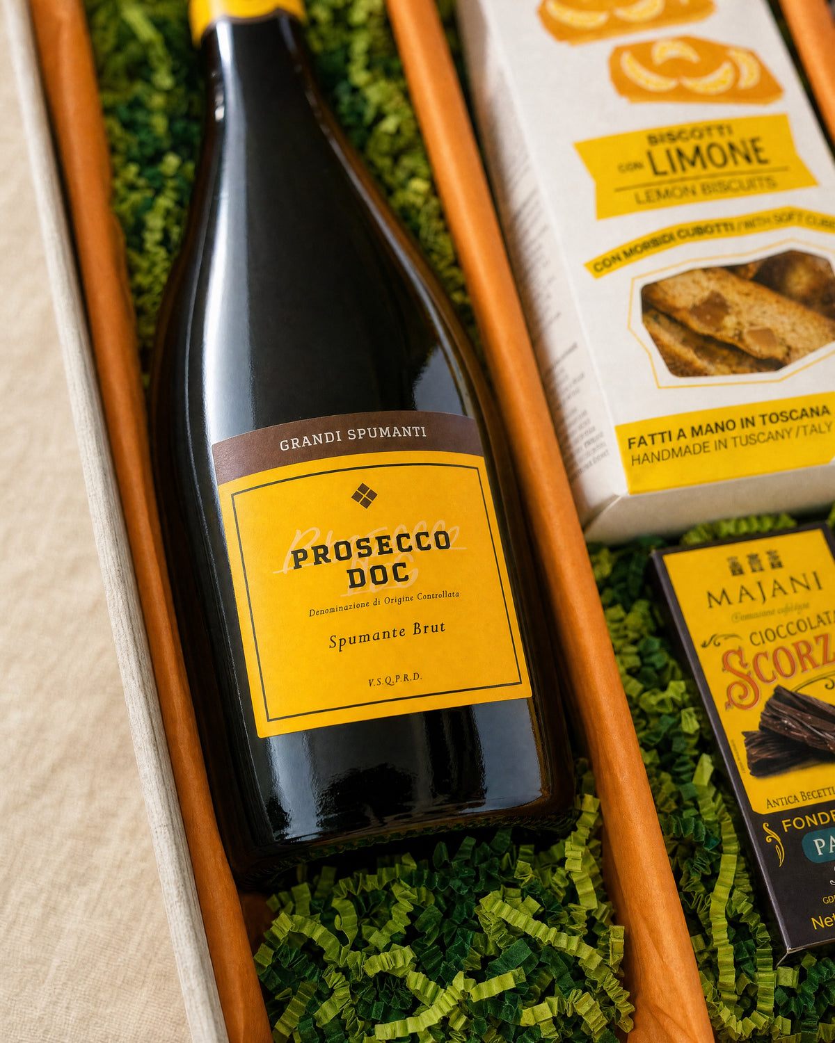 Viani Prosecco DOC Spumante Brut im Limoncello Geschenk