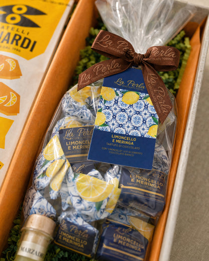 La Perla di Torino Tartufo Limoncello e Meringa im Limoncello Geschenk