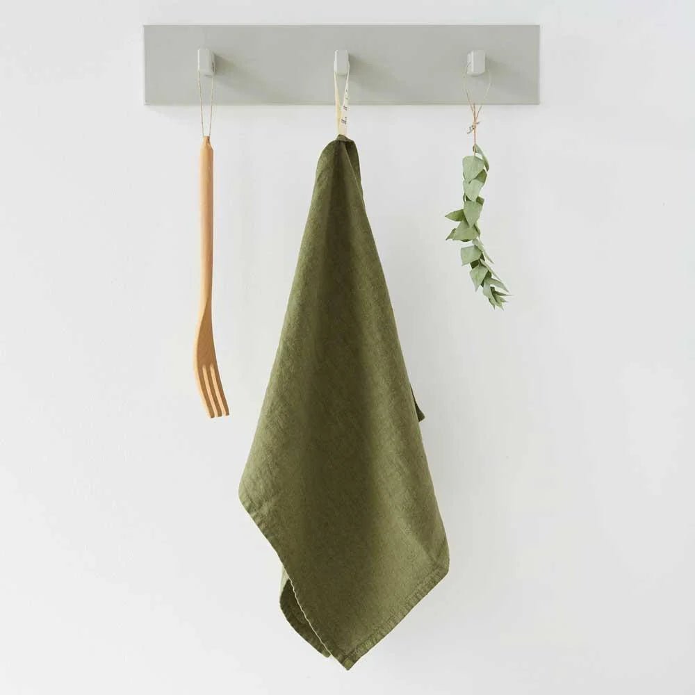 Leinen Geschirrtuch Olive von Linen Tales