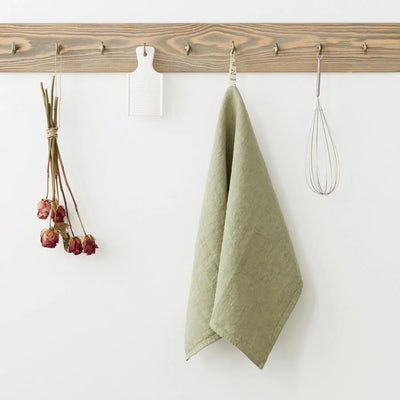 Linen Tea Towel – Sage