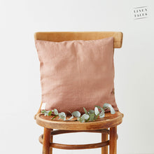 Linen Tales  Leinen Kissenbezug 40x40  Cafe Creme