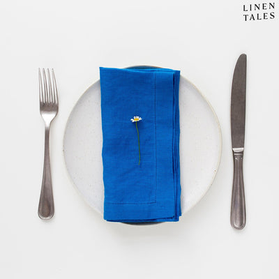 Leinen Servietten – French Blue – 2er Set