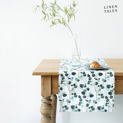 Linen Table Runner – Eucalyptus